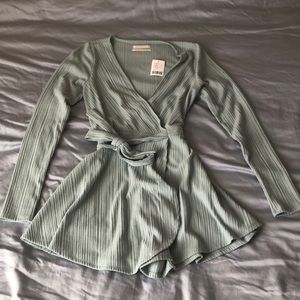 UO Light Blue Romper